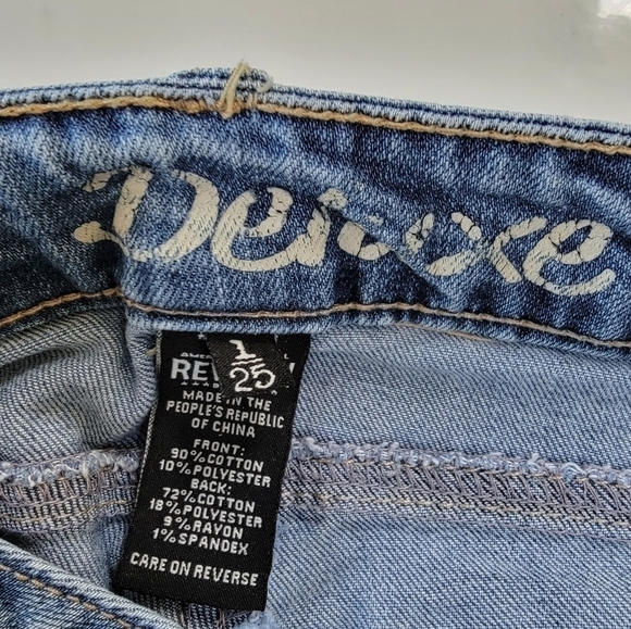 Rewash Vintage Reunion Distressed Jeans Size 1 (25) - Picture 9 of 14